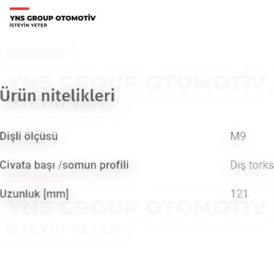 Chevrolet Aveo T300 Cruze 10- Opel Astra J Corsa D - E Insignia A Meriva B Mokka Zafira C 10- 1.4 16v Turbo Silindir Kapak Saplaması (Civatası) (Takım) Victor Reinz - 143233101 / 55566811