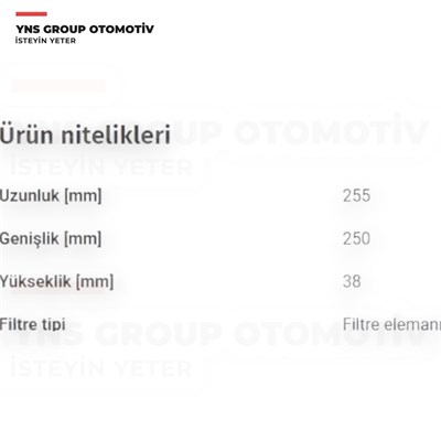 Chevrolet Cruze 10-15 1.6 - 1.8 Orlando 11- 1.8 Opel Astra J 10- 1.4 - 1.6 Hava Filtresi Wegna - Wa2178