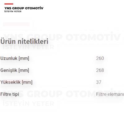 Chevrolet Cruze 10- Opel Astra H - J Zafira C 10- A14xer A16let B16dth Hava Filtresi Filtron - Ap0517 / 13272719
