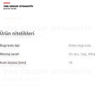 Citroen C2 03-12 C3 02-10 Alt Salıncak Sağ (Rotilli) Ayd - 02293
