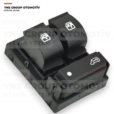 Citroen Jumper 15-23 Fiat Doblo 10- Ducato 06- Peugeot Boxer 06-23 Ön Cam Açma Düğmesi (Anahtarı) Sol (Çerçevesiz - Merkezi Kilitli) Yns - 735487423