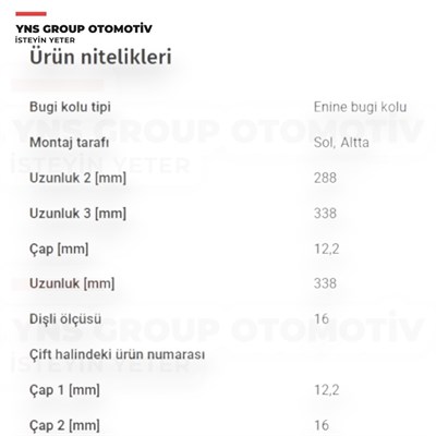 Citroen Nemo 07- Fiat Fiorino Grande Punto Linea Punto Evo 07- Opel Corsa 07- Peugeot Bipper 07- Salıncak Alt Sol Ayd - 05147