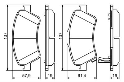 Corolla Auris 07-12 1,4 D4-d Dizel Ön Fren Balatası