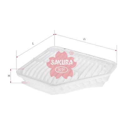 Corolla Auris Yaris Avensis Verso 07-15 1,4 d-4d Hava Filtresi Sakura - A3314