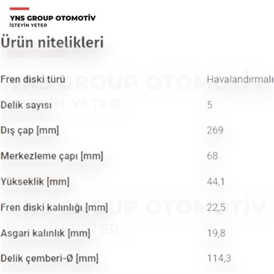 Dacia Duster 12- Renault Megane IV 15- 1.5 Dci - 1.6 16v H4m Ön Fren Diski (Takım) Trw - Df6200 / 402066300r