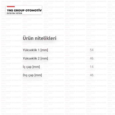 Daihatsu Terios 05-12 Arka Diferansiyel Denge Kolu Burcu Sağ - Sol (Dikey) Yns - 48702b4010