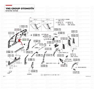 Daihatsu Terios 05-12 Arka Marşbiyel Etek Koruyucu Bandı Çamurluk Sticker Sol Orjinal - 0358742b4020