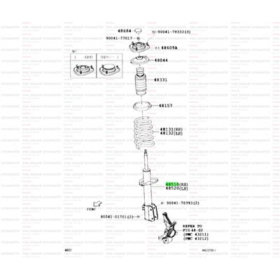 Daihatsu Terios 05-12 Ön Amortisör Sağ - Sol Kyb - 333496