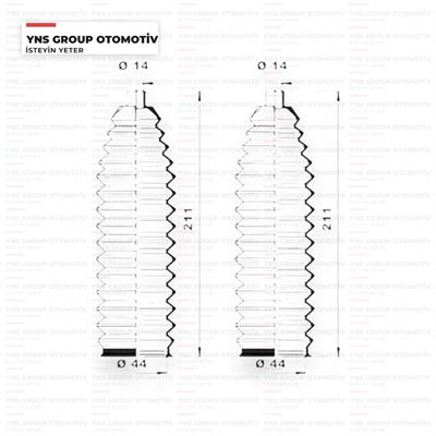 Daihatsu Terios 98-12 (J100 - J200) Direksiyon Rot Körüğü Sağ - Sol Orjinal - 034553587401