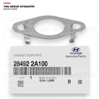 Hyundai Elantra Era Getz I20 I30 Ix20 Matrix Kia Ceed Cerato Rio Soul Venga 05- 1.5 - 1.6 Crdi Egr Soğutucu Boru Contası Hmc Orjinal - 284922a100