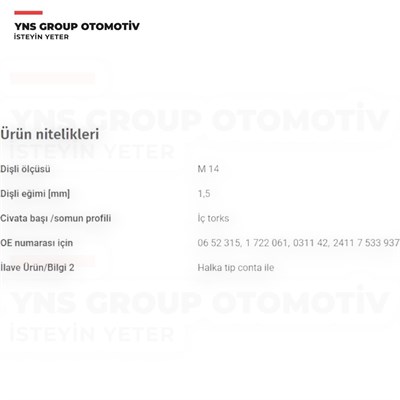 Fiat Albea Doblo Fiorino Opel Astra Corsa Vectra Zafira 1.3 Mjt Karter Tapası Oringli Topran - 205110001