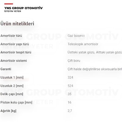 Fiat Fullback 16-25 Mitsubishi L200 05-25 Arka Amortisör (Sağ = Sol) Monroe - D8950s / 4162a258