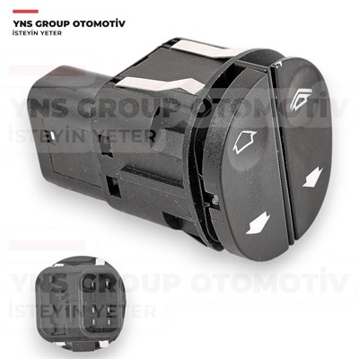 Ford Connect 02- Fiesta Fusion 02- Transit V347 Ön Cam Düğmesi (Anahtarı) Sol (Çiftli) Yns - 6s6t14529ab