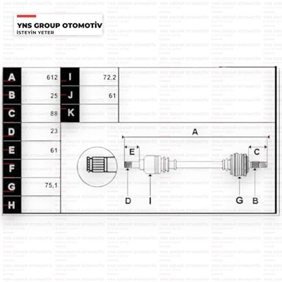 Ford Courier 18- 1.0 - 1.5 - 1.6 Tdci Ecoobost Ön Aks Mili Komple Sol Orj - Jt763b437ac