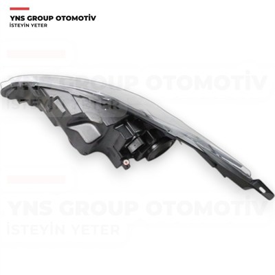 Ford Fiesta VI 08-13 Ön Far Lambası Sağ (Elektrikli - Siyah) Orjinal Otosan - 8a6113w029aj