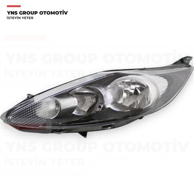 Ford Fiesta VI 08-13 Ön Far Lambası Sol (Elektrikli - Siyah) Orjinal Otosan - 8a6113w030aj