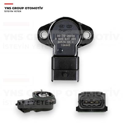 Hyundai Accent Era 06-12 Getz 06-12 Kia Rio 06-12 1.4 - 1.6 Benzinli Gaz Kelebek Potansiyometre Sensörü Hmc Orjinal - 3517026900