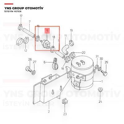 Hyundai Accent Coupe Elantra Getz Matrix Tucson 01- Kia Carens Cerato Rio 01-05 Sephia Sportage 04-10 Benzinli Yakıt Hava Emiş Kontrol Valfi Bosch - 0280142310 / 2891022040