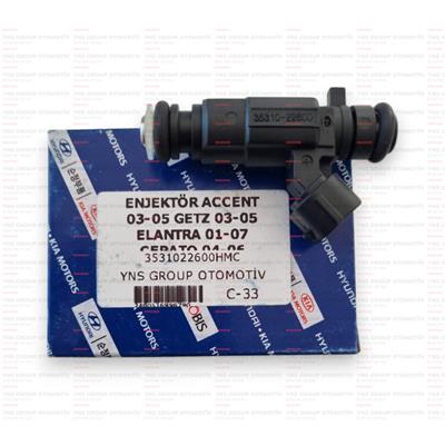 Hyundai Accent Getz Cerato 03-05 Elantra 01-07 1,4 - 1,6 Benzin Yakıt Enjektörü Hmc - 3531022600