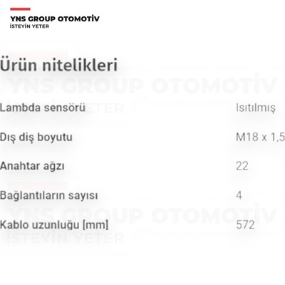 Hyundai Blue Elantra I10 I20 I30Ix20 Ix35 10- Kia Ceed Cerato Picanto Rio Soul Sportage Venga 10- 1.4 - 1.6 16v Oksijen (Lambda) Sensörü (Egsozda ki) Blueprint - Adbp700103 / 392102b120