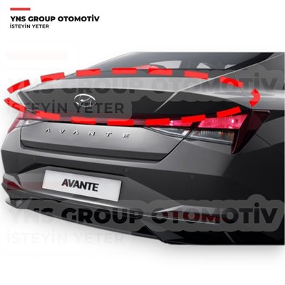 Hyundai Elantra 23- Arka Bagaj Kapağı Üst Kaplaması Orjinal Hmc - 87380aa010
