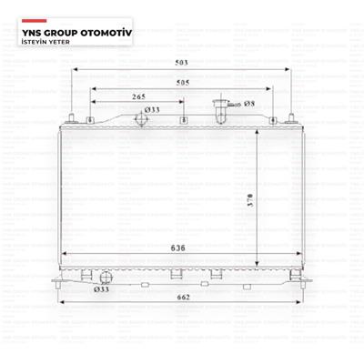 Hyundai Era 06- 1.4 - 1.6 Benzinli Manuel Motor Su Radyatörü Hanon - 253101e001