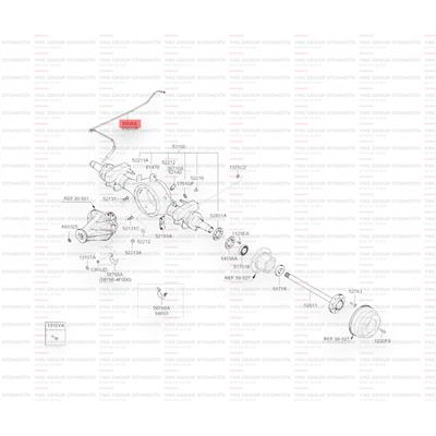 Hyundai H100 Kamyonet 10- Abs Sensörü Arka Sol Mando - 956804f710