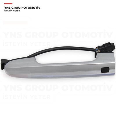 Hyundai I20 12-14 Ön Kapı Kolu Dış Açma Sağ - Sol (Düğmeli - Nikelaj) Hmc Orjinal - 826511j500