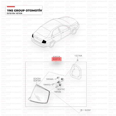 Kia Cerato 03-08 Stop Sol Hmc - 924012f311