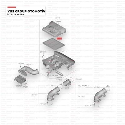 Kia Picanto 17- 1.0 - 1.2 Hava Filtresi Herthbuss - J1320348 / 28113g6850