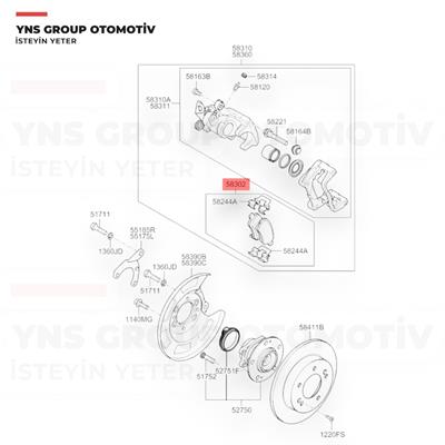 Kia Venga 10-19 Opel Astra F - G - H 98-10 Combo 05-11 Corsa C 1.7d 00-03 Meriva 03-17 Zafira 05-15 Arka Fren Balatası (Disk Tipi) Delphi - Lp1681