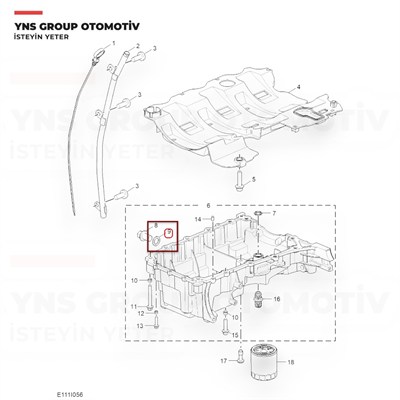 Mg Hs 18- 1.5 T-Gdi Motor Yağ Karteri Tapa Pulu Orjinal - 10814240