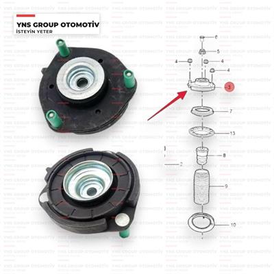 Mg Hs 22-24 Ön Amortisör Takozu Sağ - Sol Yns - 10441741