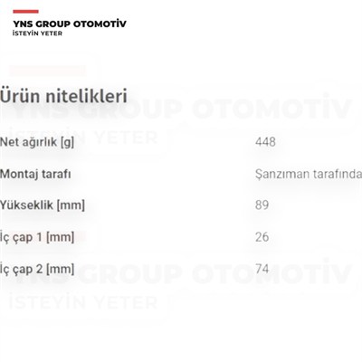 Mitsubishi Space Star 98-03 1.3 Aks Körüğü İç Sol (Rulmanlı) Yns - Mr911158