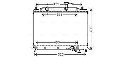 MOTOR SU RADYATÖRÜ RİO 05- 1,5 DİZEL 370X540X25 MT