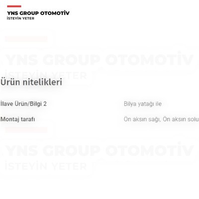 Nissan Micra K13 05-10 Toyota Yaris 05-12 Ön Amortisör Takozu (Rulmanlı) Snr - Kb66844 / 486190d010