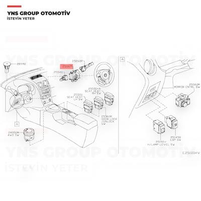 Nissan Navara 10- Note 06-12 Pathfinder 10- Qashqai / +2 10-13 Direksiyon Airbag Sargısı (Zemberek) Orjinal - B5567bh00a