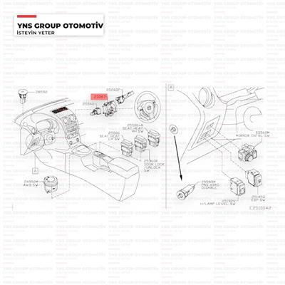 Nissan Qashqai 06-13 Direksiyon Airbag Zembereği (Zemberek - Sargısı) Blueprint - Adbp140055