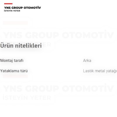 Nissan Qashqai J11 Xtrail 13-18 Renault Espace Kadjar Megane Iv Scenic Talisman 15-22 1.6 - 2 .0 Dci Arka Motor (Şanzıman) Takozu (Kulağı) Orjinal Mais - 112383734r / 1123800q0a