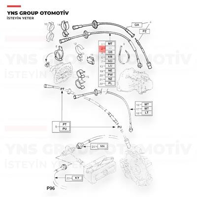 Opel Astra F Corsa B Vectra A 90-96 Kliometre Teli (855 mm) Cavo - It5907607 / 1268332
