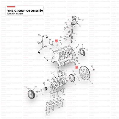 Opel Astra H - J Combo Insignia A - B Vectra C 04- A20dth - B20dth - Z16dth Blok Su Tapası (30 mm) Yns - 12855196