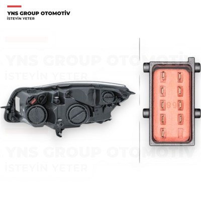 Opel Insignia A 09-17 Ön Far Lambası Sağ Orjinal Gm - Psa - 22831927