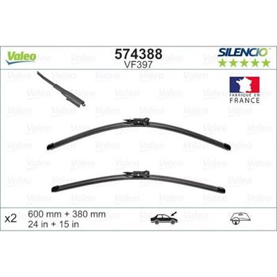 Hyundai Bayon I20 21- Nissan Qashqai J10 07-14 Ön Silecek (Silgi) Süpürgesi Takımı (600 + 380 mm) Swf - 119300