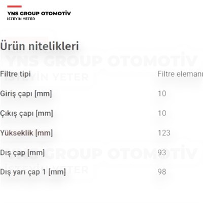 Nissan Qashqai J10 07-13 Xtrail 07-13 Renault Koleos 07-13 1.5 Dci Yakıt (Mazot) Filtresi (Sensörsüz) Ufi - 2402601 / 16400jy00a