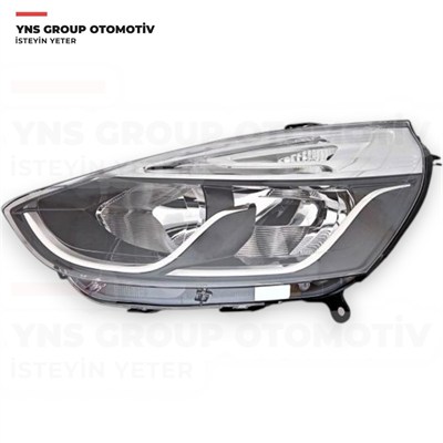 Renault Clio IV 16-21 Ön Far Lambası Sol (Krom - Nikelajlı) Orjinal Mais - 260600373r