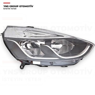 Renault Clio IV 16-21 Ön Far Lambası Sağ (Krom - Nikelajlı) Orjinal Mais - 260103317r