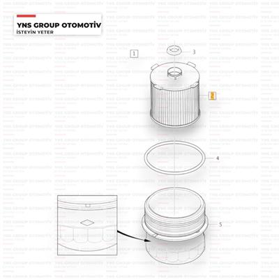 Volvo S60 15- S80 14-16 S90 16-21 V60 V60 V90 Xc40 Xc60 Xc70 Xc90 14- B420 - D420 / T4 - T9 Yağ Filtresi Elemanı Filtron - Oe6624