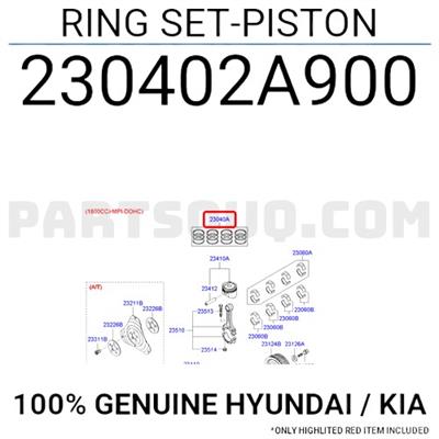 SEGMAN TAKIMI STD ERA 06- RİO GETZ 75 MM YENMAK TPR SEGMAN ADET