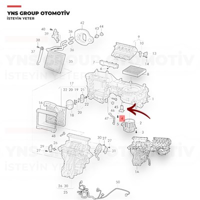 Skoda Fabia Kamiq Scala 18- Vw T-Cross 18- Kalorifer Rezistansı Topran - 120851001 / 2q0959263a