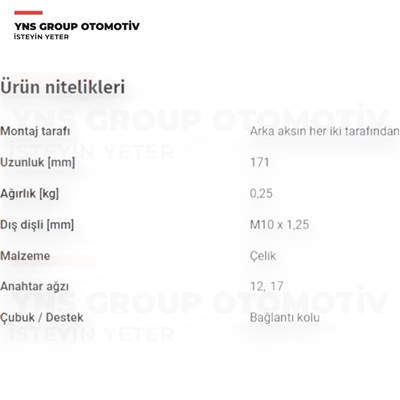 Ssangyong Actyon + Sport Kyron 05-14 Rexton 02- Arka Z Rot (Sağ = Sol) Ayd - 14892 / 4475005000
